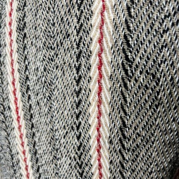 ba&sh Manteau Yumi Muscade Patterned Knit Coat Medium - Picture 10 of 14